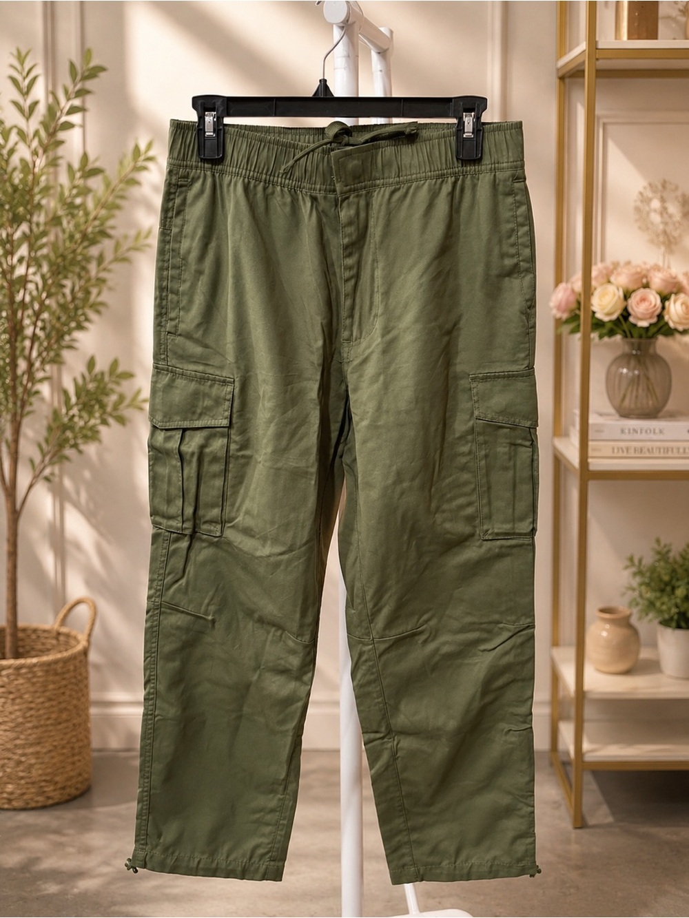 CSG Men's Olive Green Cargo Pants